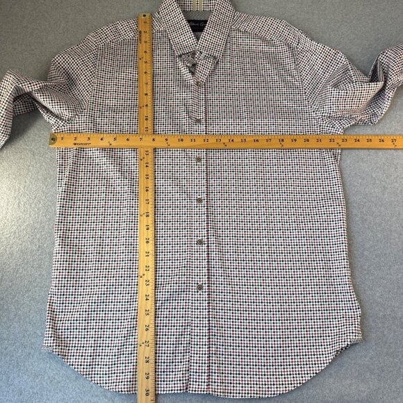 Robert Graham Modern Americana Button Front Shirt Mens Size XL Tailored Fit - Picture 3 of 14